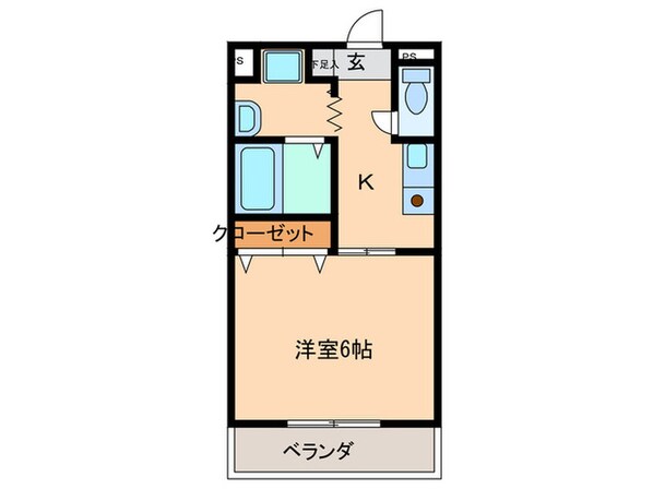 さくら館　大秋の物件間取画像